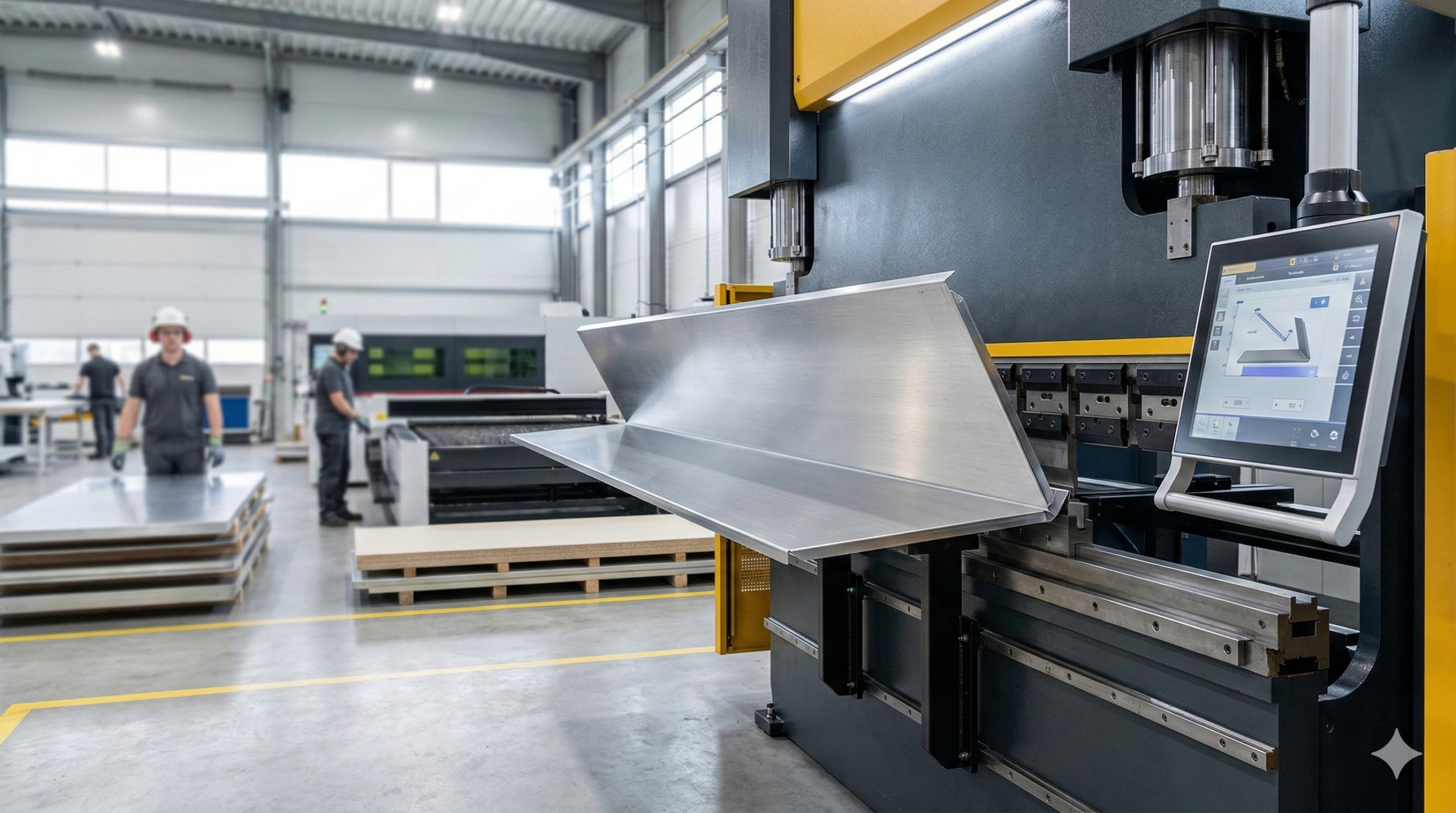 How to use presses for sheet bending.