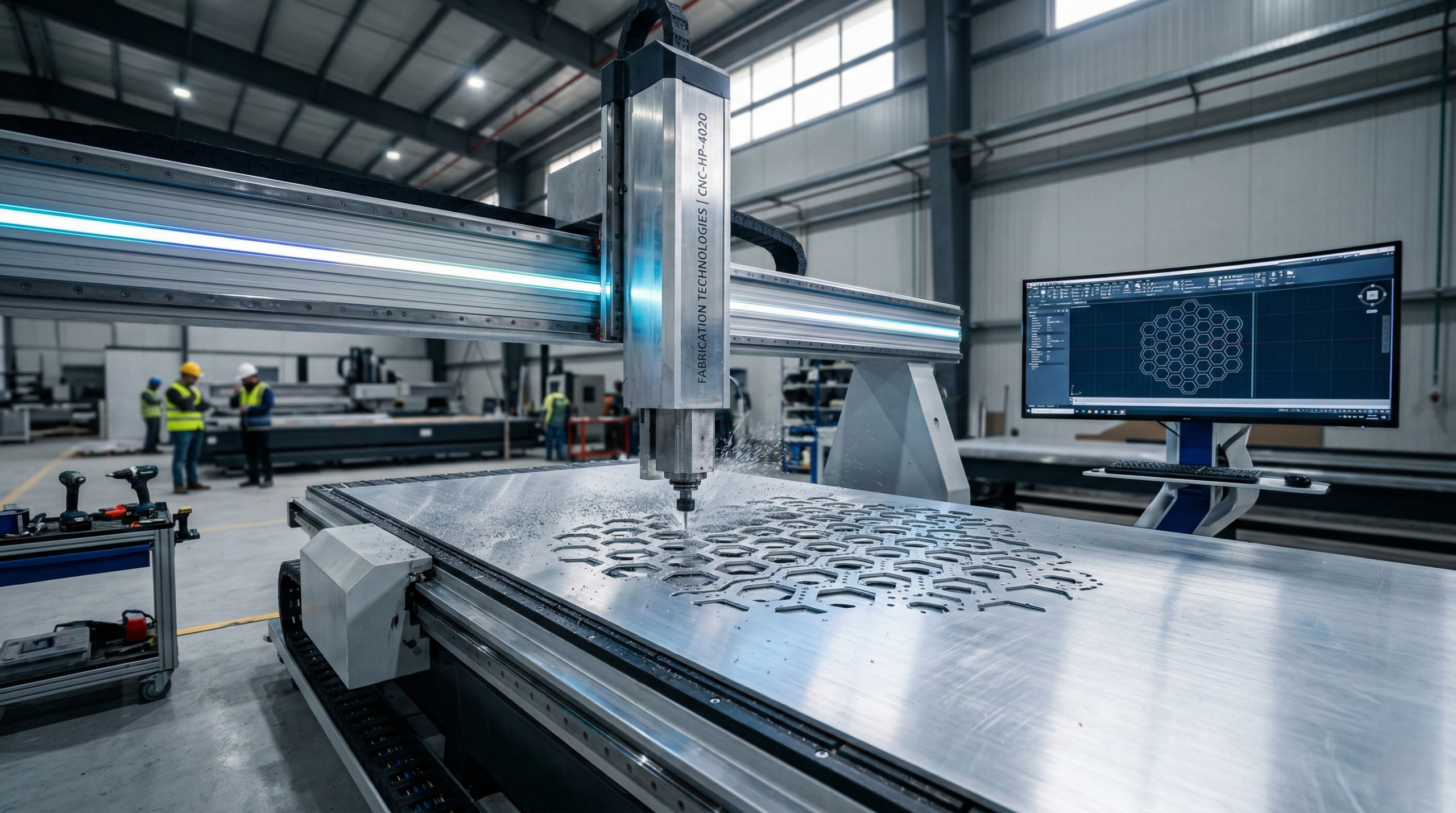 Using CNC perforation technology for ceiling designs.