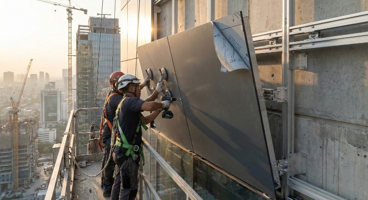 Guide to composite aluminum panel fixation systems.