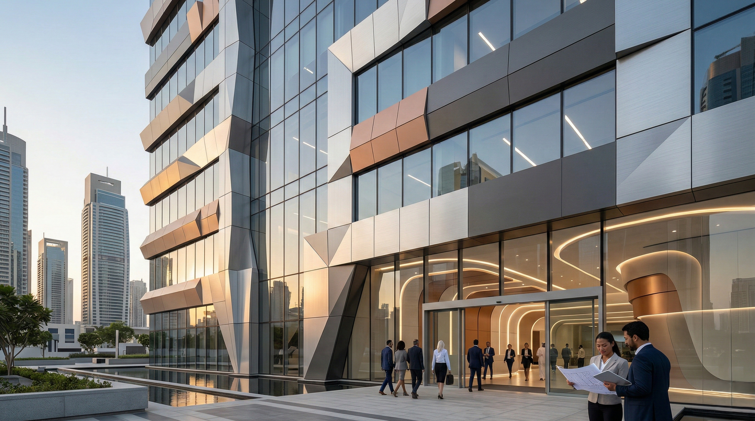 Contemporary designs for composite aluminum panels