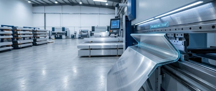 How to apply the bending technique on aluminum sheets.