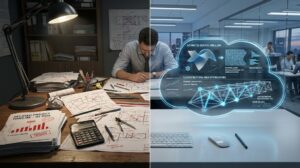 Legacy manual drafting limitations versus automated computational design tools and evolutionary solvers