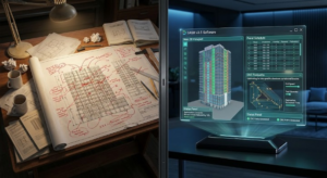 Manual drafting vs automated curtain wall detailing
