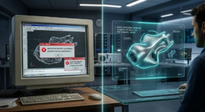 Traditional CAD software failure versus high-precision Rhino parametric modeling solutions