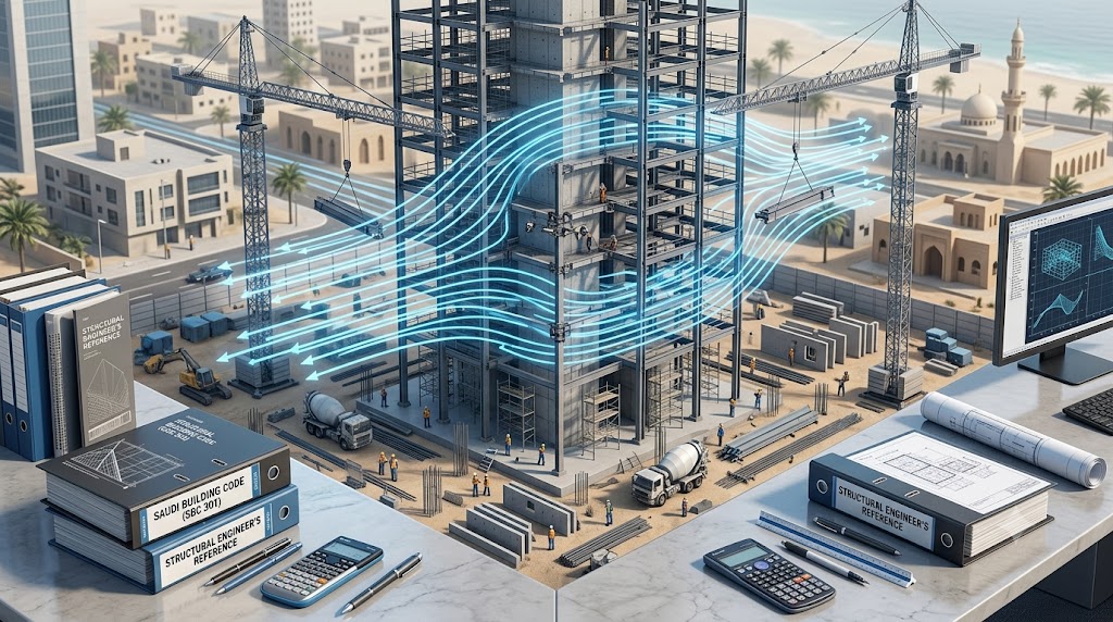 Wind Load analysis Principles – Ensuring Structural Safety Under SBC 301