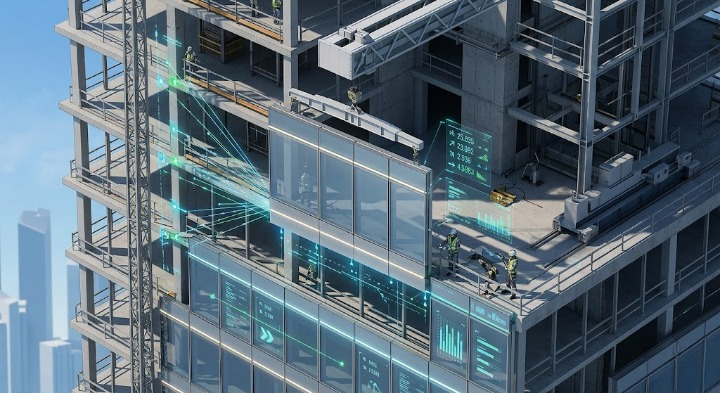 Automated curtain wall system engineering and precision glazing