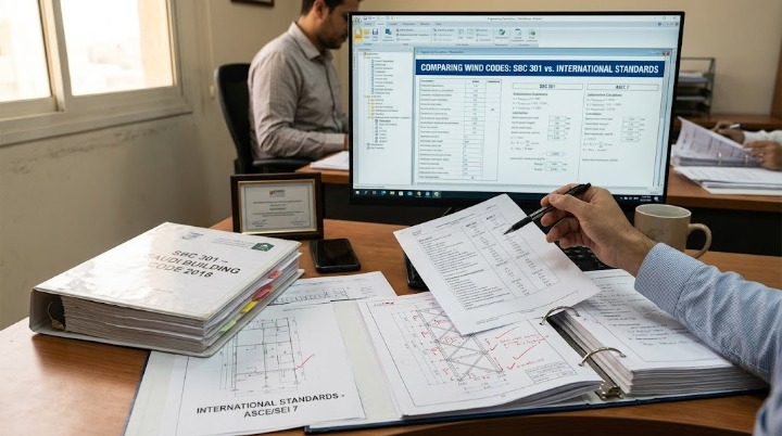 Comparing Wind Codes: SBC 301 vs International Standards
